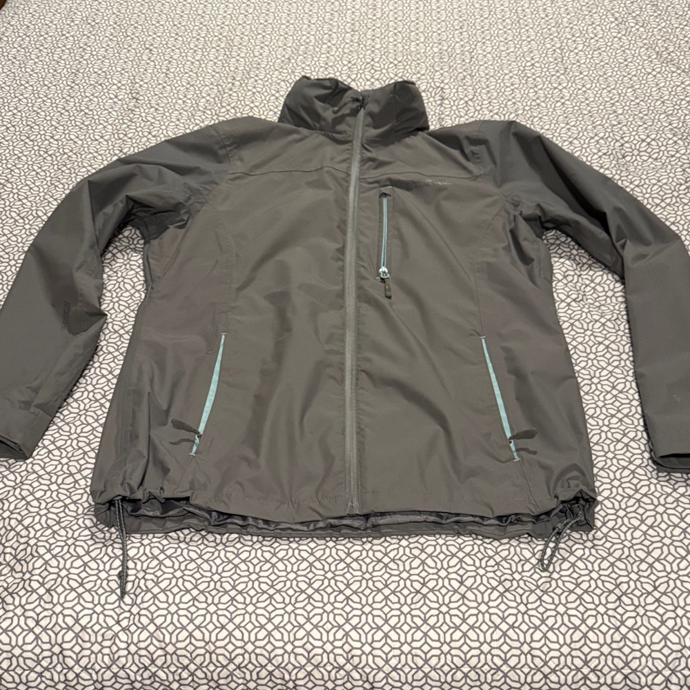 Mountain Warehouse Women’s Outdoor Jacket Sz 12 Grey and Teal